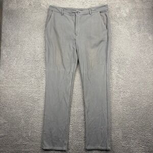 True Classic Mens Pants Size 36 Gray‎ Casual Chino Comfort Stretch